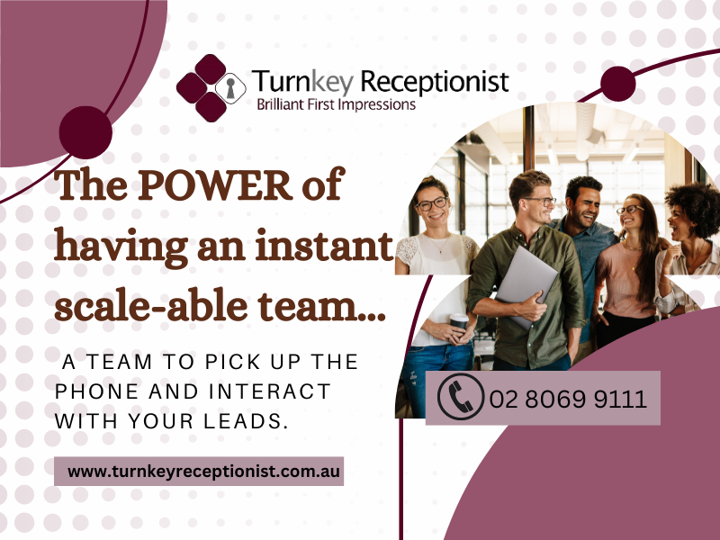 The POWER of having an instant scale-able team…