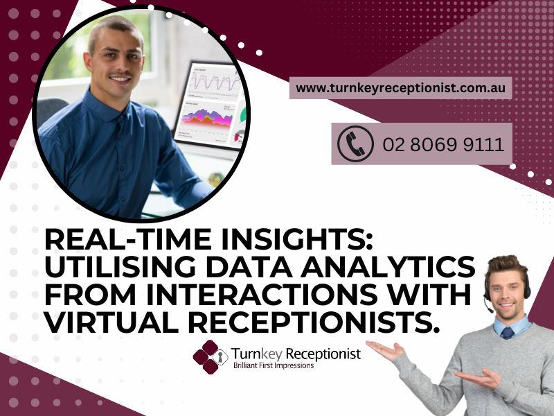Real-time Insights: Utilising Data Analytics from Interactions with Virtual Receptionists